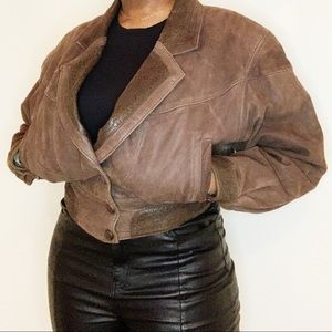 Vintage Leather Jacket (S-M)